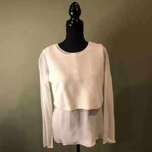 Elie Tahari Cream Blouse